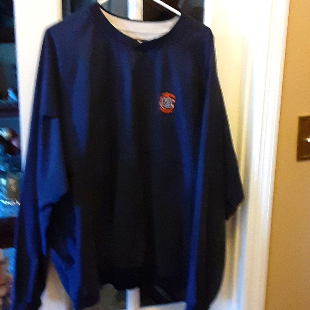 Antigua AUBURN TIGERS navy pullover embroidered logo Long sleeve size XL…EUC